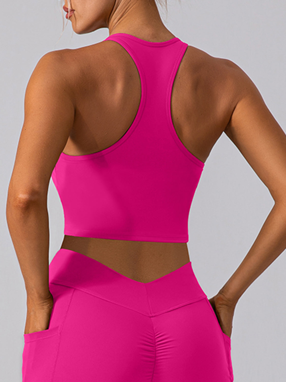 Racerback Cropped Tank