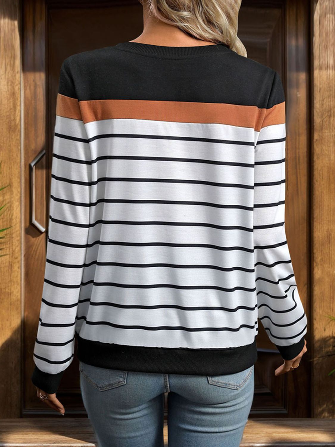 Striped  Sweatshirt