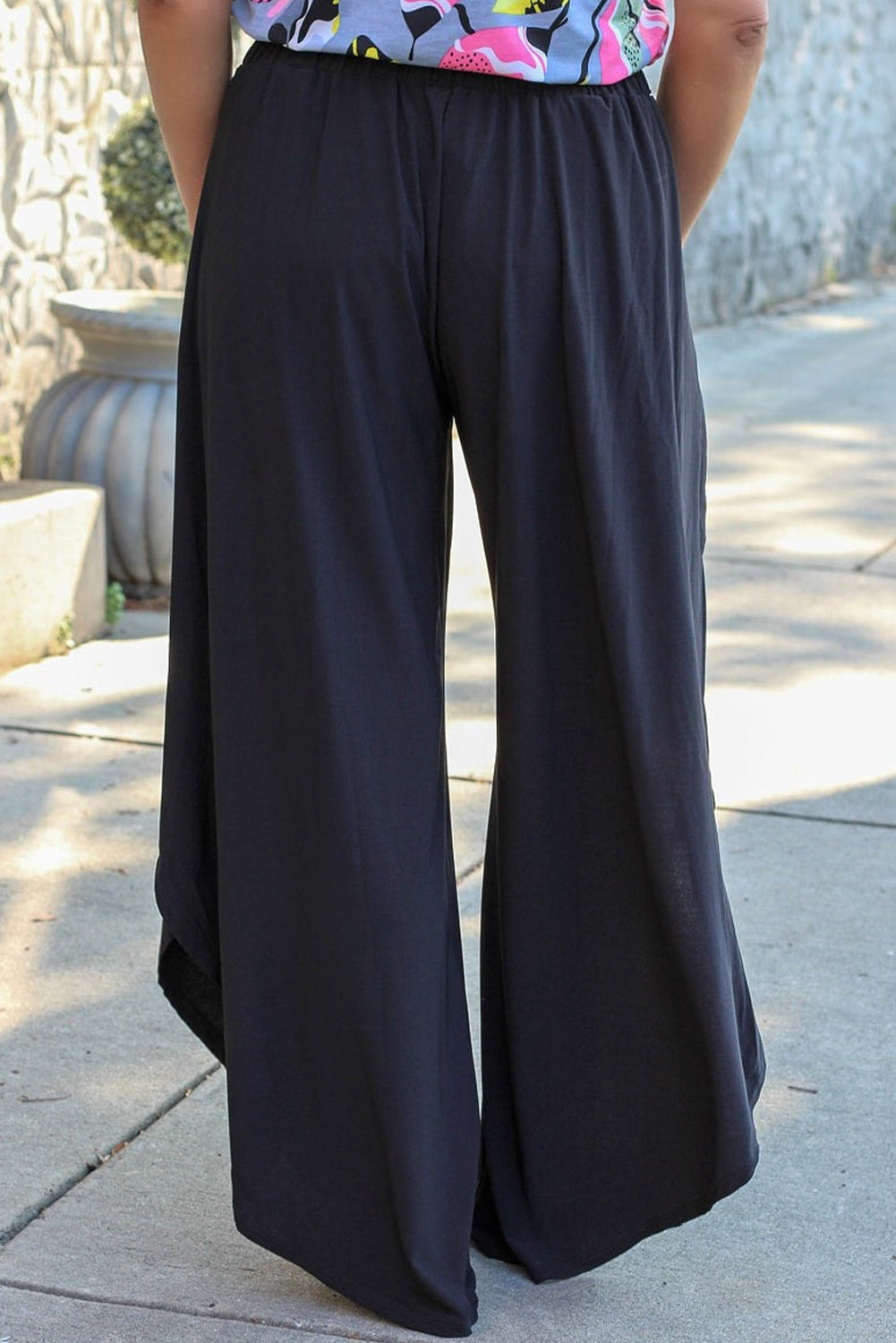 Tie Front Wide Leg Pants