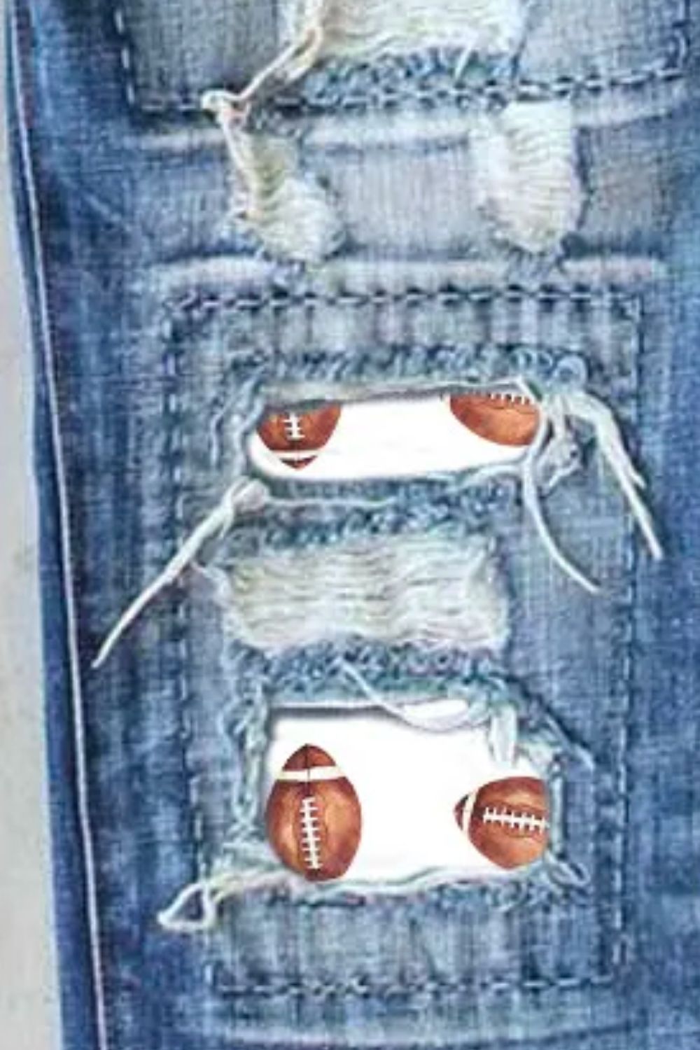 Football Straight Jeans